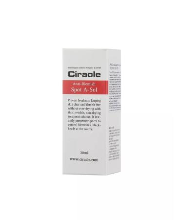 Ciracle Facial means from Acne Anti-Blemish Spot a Sol 30 ml - Buy Online on GoSupps.com