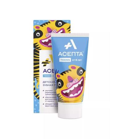 ASEPTA Teens Toothpaste Children's Pasta from 8 years old 50ml-4 pcs