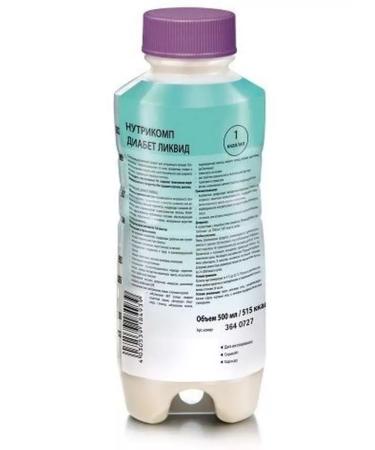 B Braun Nutrimop diabetes liquid 500 ml neutral taste - 2 pcs - Buy Online on GoSupps.com
