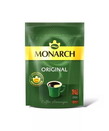 Coffee soluble Jacobs Monarch (original) 210 g - Buy Online on GoSupps.com