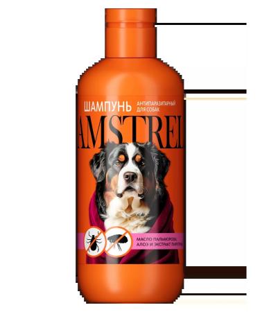 Amstrel Bio shampoo for dogs from fleas and ticks - Buy Online on GoSupps.com