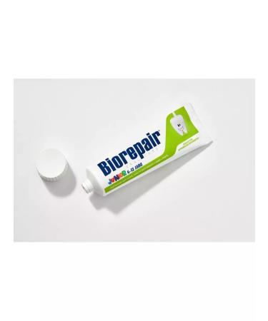 Biorepair Junior toothpaste for children 6-12 years old 75ml - 2 pcs - Buy Online on GoSupps.com