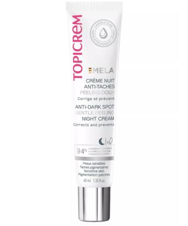 TOPICREM Night face cream against MELA pigment spots 40 ml - Buy Online on GoSupps.com