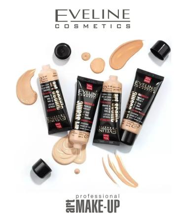 Eveline Cosmetics Tonal face cream Beige Professional Make-Up 30ml - Buy Online on GoSupps.com