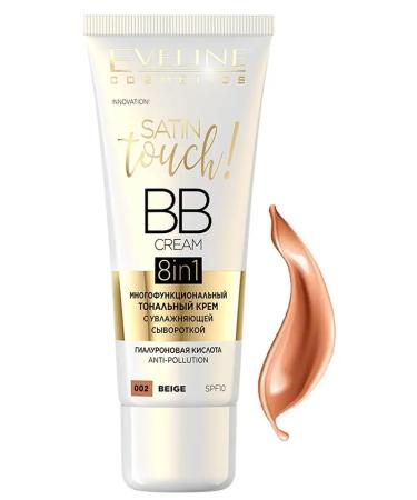 Eveline Cosmetics Tonal face cream 8B1 002 Beige Satin Touch 30ml - Buy Online on GoSupps.com
