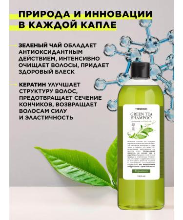 TRENDONIC Shampoo green tea and biotin set 2000 ml - Buy Online on GoSupps.com