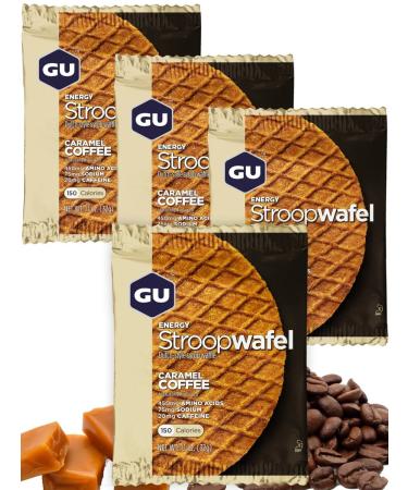 GU Energy Labs Gu Energy Stroopwafel 20mg Caffeine 4 x 32 g caramel-coffee - Buy Online on GoSupps.com
