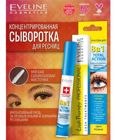 Eveline Cosmetics Waste for eyelashes 8B1 Lash TheraPhy 10ml