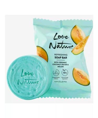 Oriflame Invigorating soap with coconut water and melons Love Nature