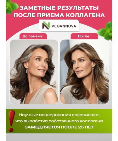 VeganNova Collagen beef powder with vitamin C taste mohito 300 g - Buy Online on GoSupps.com