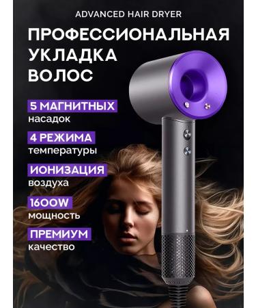 Advanced hair dryer Hair hair dryer professional 5 nozzles ionization