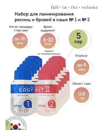 Neicha Compounds for lamination of eyelashes and eyebrows No. 1 and No. 2