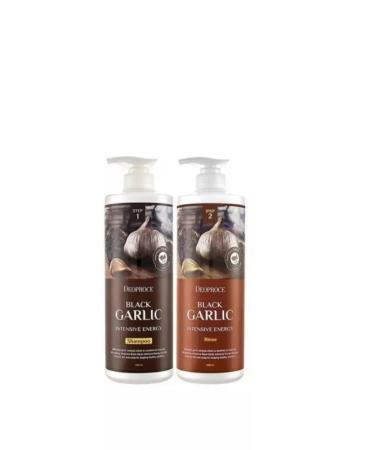 BEAUTY LUXE Set of shampoo and balm against falling out dandruff Garlik