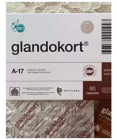 PEPTIDES 111 Glandocort 60 capsules - adrenal peptide - Buy Online on GoSupps.com
