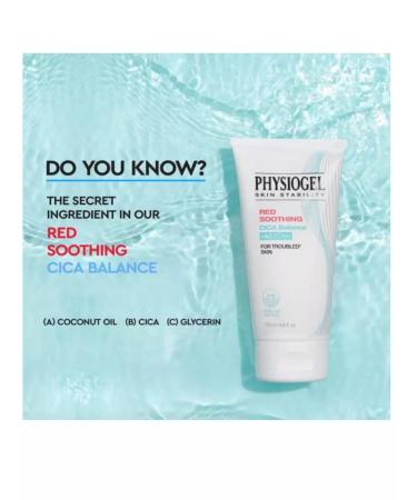 Physiogel Red Soothing Cica Balance +AC Foam - Buy Online on GoSupps.com