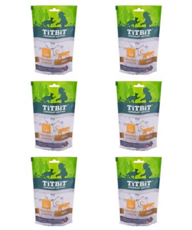 Titbit A treat for cats of a pillow with salmon 60 g 6 pcs