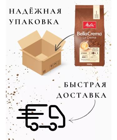 MELITTA Coffee in grains Bella Crema la Crema Arabica 1 kg - Buy Online on GoSupps.com
