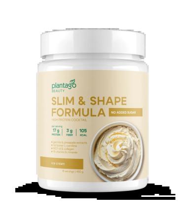 Plantago Protein cocktail Creamy ice cream 450g