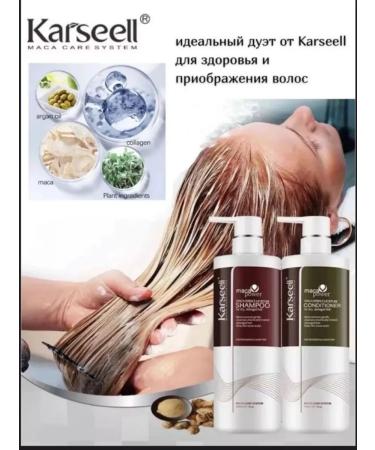 Karseell MACA POWER Shampoo and air conditioner with hair collagen - Buy Online on GoSupps.com