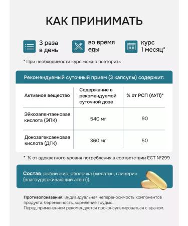 Omega 3 Capsules made of natural fish oil 1350 mg - Buy Online on GoSupps.com