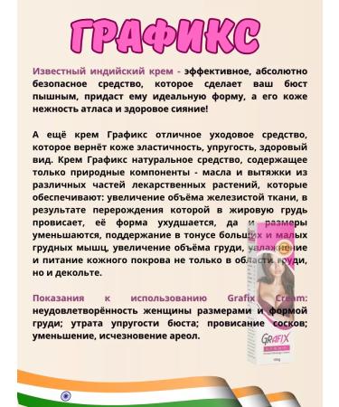 Grafix Cream for increasing and elasticity of the bust - Buy Online on GoSupps.com