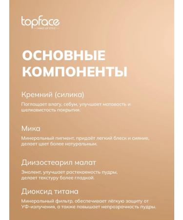 Topface professional Facial powder matting compact Matte Effect Powder 04 - Buy Online on GoSupps.com