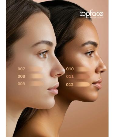 TopFace Ideal Sk n Tone Foundation-008 Tonal Cream - Buy Online on GoSupps.com