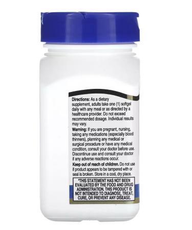 Carlson Labs 21st Century Norwegian Cod Liver Oil Softgels 110 capsules - Buy Online on GoSupps.com