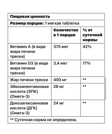 Carlson Labs 21st Century Norwegian Cod Liver Oil Softgels 110 capsules - Buy Online on GoSupps.com
