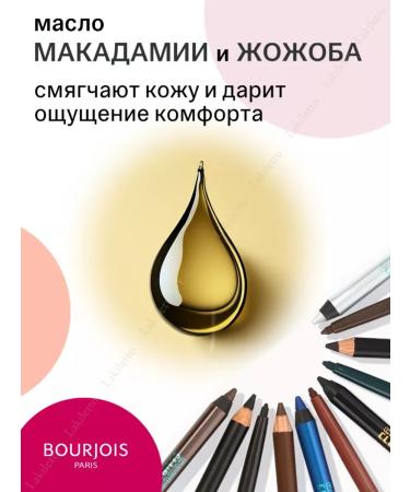 Bourjois Eye pencil waterproof Clubbing 71 brown - Buy Online on GoSupps.com