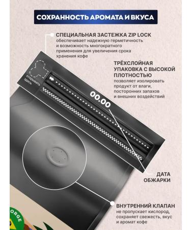 GEORGE Coffee in grains 1 kg Blend - Buy Online on GoSupps.com