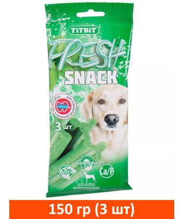 TIT BIT The treat Fresh Snack for teeth of medium dogs 150 g