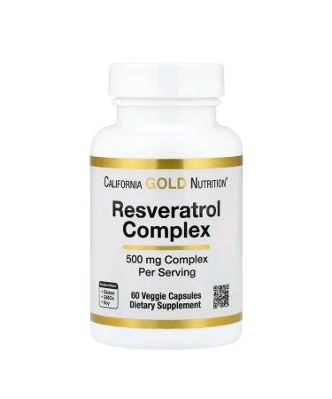 Lake Avenue Nutrition Complex with resveratrol 500 mg 60 capsules - Buy Online on GoSupps.com