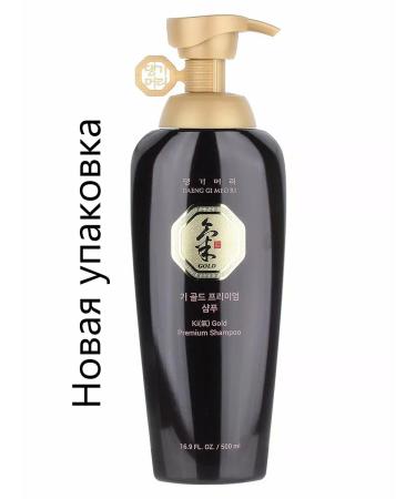 Daeng Gi Meo Ri Ki Gold Premium shampoo for thin and dry hair 500ml - Buy Online on GoSupps.com