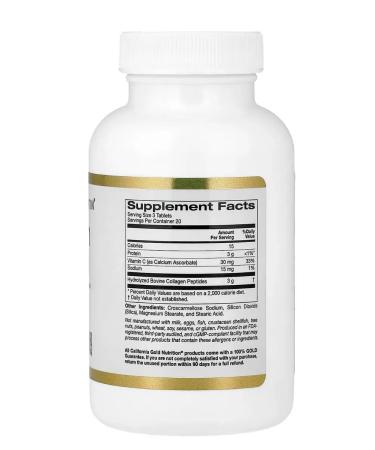 Nutricost Nutrition Hydrolyzed Collagen Type 1-3 1000mg Collagen - Buy Online on GoSupps.com