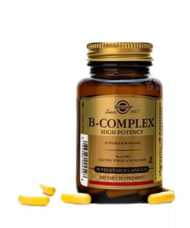 Solgar B-complex 50 pcs. capsules weighing 330 mg-2pcs - Buy Online on GoSupps.com