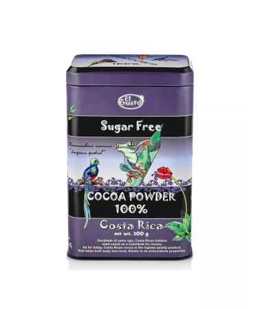Cocoa El Gusto Hot Cocoa 100% 200 g of Costa Rica