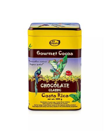 Cocoa El Gusto Hot Cocoa Chocolate Classic 500 g of Costa Rica
