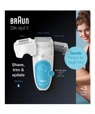 Braun Female epalator Silk-epil 5 5-605 wireless - Buy Online on GoSupps.com