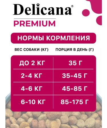 Delicana Dry food for dogs of small species of 1.5 kg of beef with vegetables - Buy Online on GoSupps.com