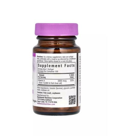 Bluebonnet Nutrition Vitamin A - Buy Online on GoSupps.com