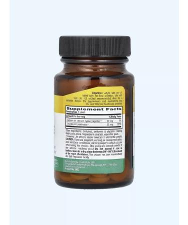 Country Life Qing Picoline Zinc Picolinate 25 mg 100 tablets - Buy Online on GoSupps.com