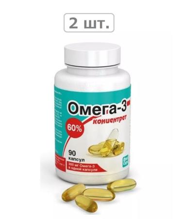RealCaps omega-3 concentrate 60% N90 caps 500mg-2pcs