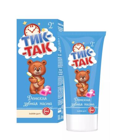 TICTAC Toothpaste Children's Bubble Gum 2+