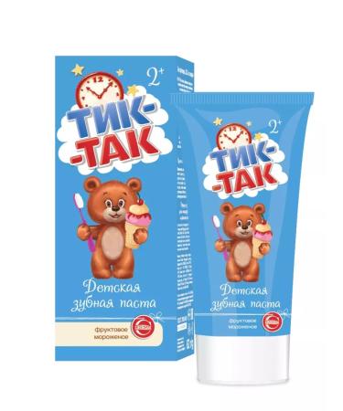 TICTAC Baby toothpaste with fruit ice cream 2+