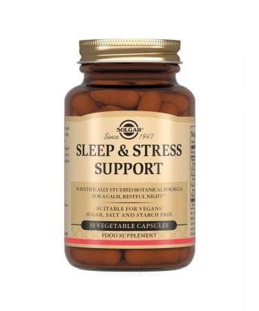 SOLGAR Sleep and nightly stress control N30 caps 534MG-1pcs