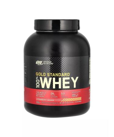 Optimum Nutrition Protein Whey 5 LB strawberries - banana 2270 g