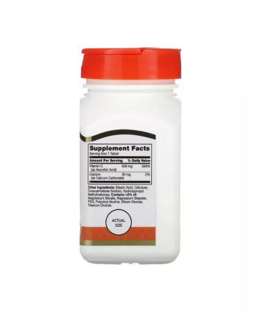 21st Century Vitamin C 500 Mg 110 tablets. USA - Buy Online on GoSupps.com
