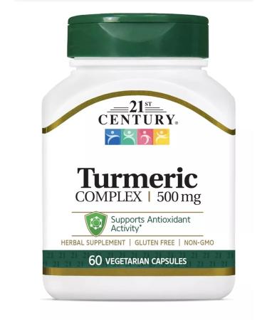 21st Century Turmeric complex 500 mg 60 capsules. USA
