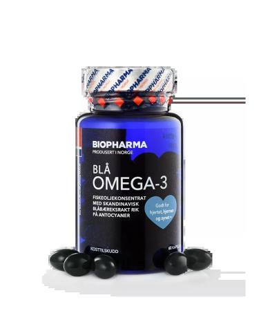Biopharma Omega 3 for the eyes with blueberry 60 pcs - Buy Online on GoSupps.com